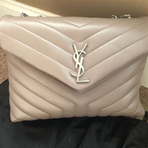 ysl loulou medium silver hardware